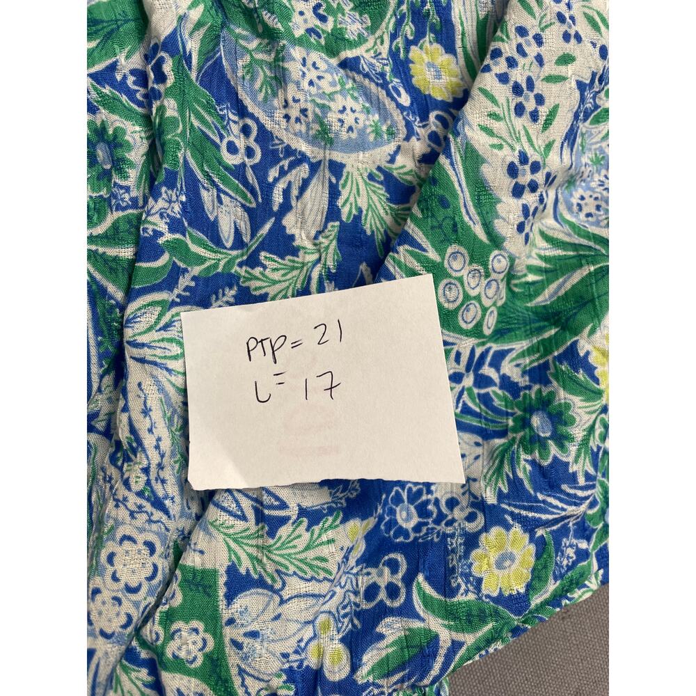 NWT Rachel Roy Paisley Floral Dolman Sleeve Oversized Cropped Shirt XS Boho - Picture 4 of 4